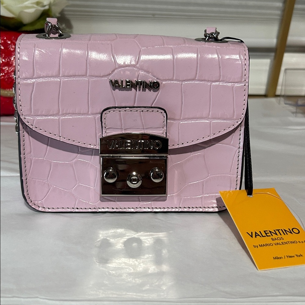Mario Valentino Lilac Shoulder Bag